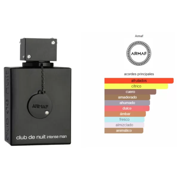 Club De Nuit Intense  EDT for men (105 ML) - Imagen 4