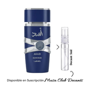 Lattafa Asad Zanzibar Limited Edition EDP – Decant 5 ml
